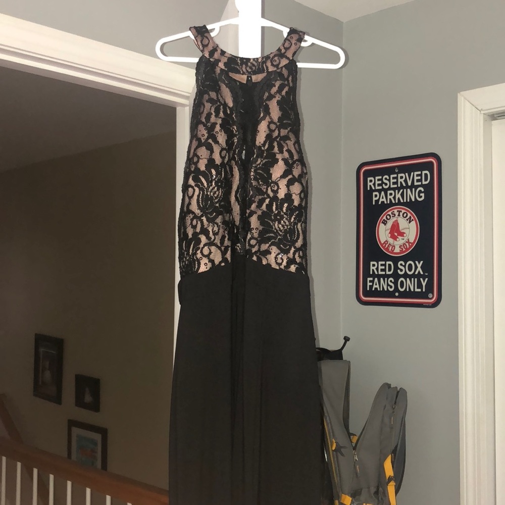 Black sparkly gown